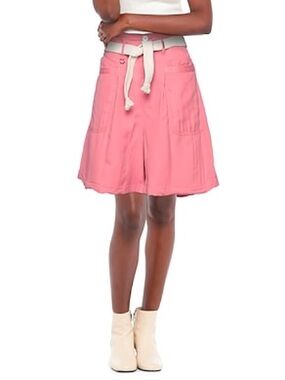 NWT High Use High Rise Longline Bermuda Shorts Antique Rose Pink Sz 10